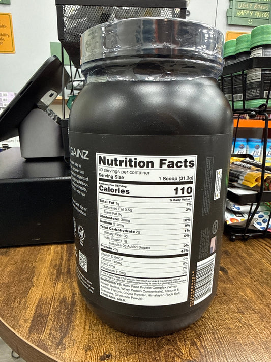 Bucked Up Feed Protein Powder Snickerdoodle (30 servings)