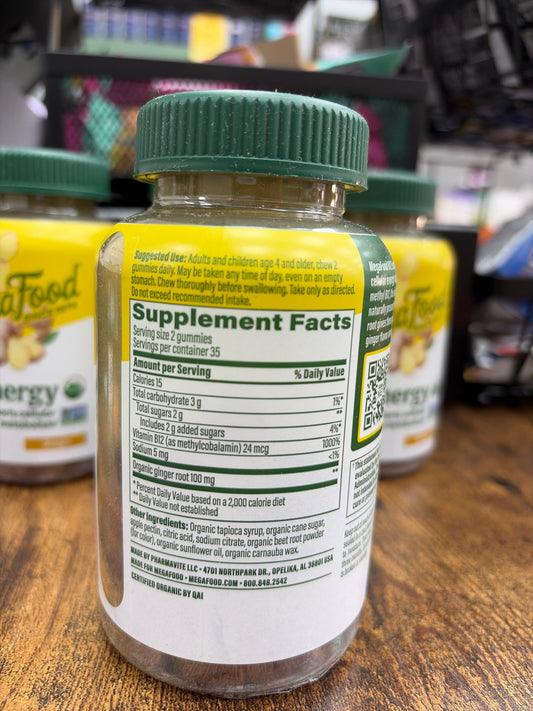 MegaFood B12 Energy (70 Gummies)
