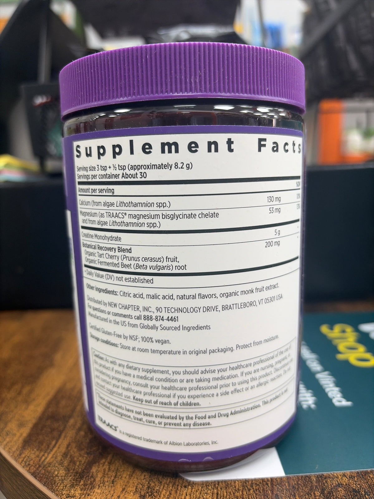 New Chapter Creatine Complex Calcium & Magnesium Rasberry Lemonade Powder - product image 2