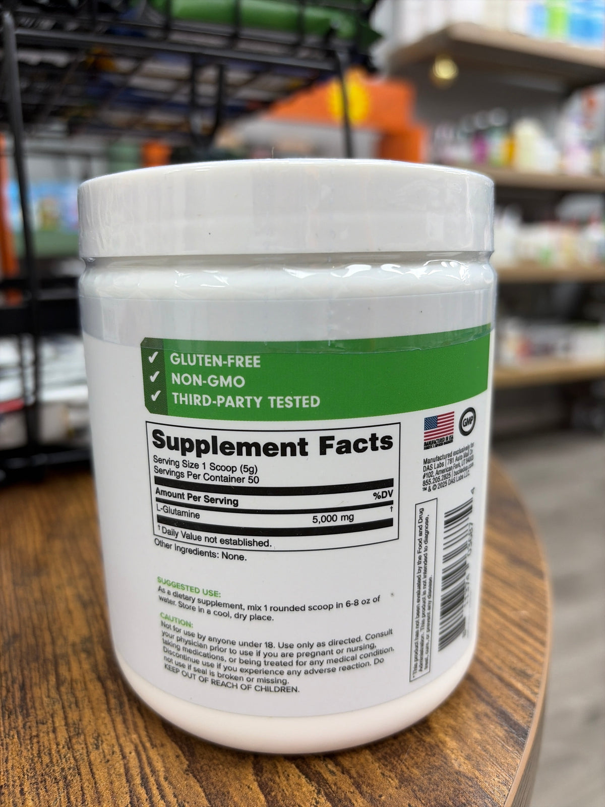 Bucked Up Essentials L-Glutamine 5000mg 8.8 OZ