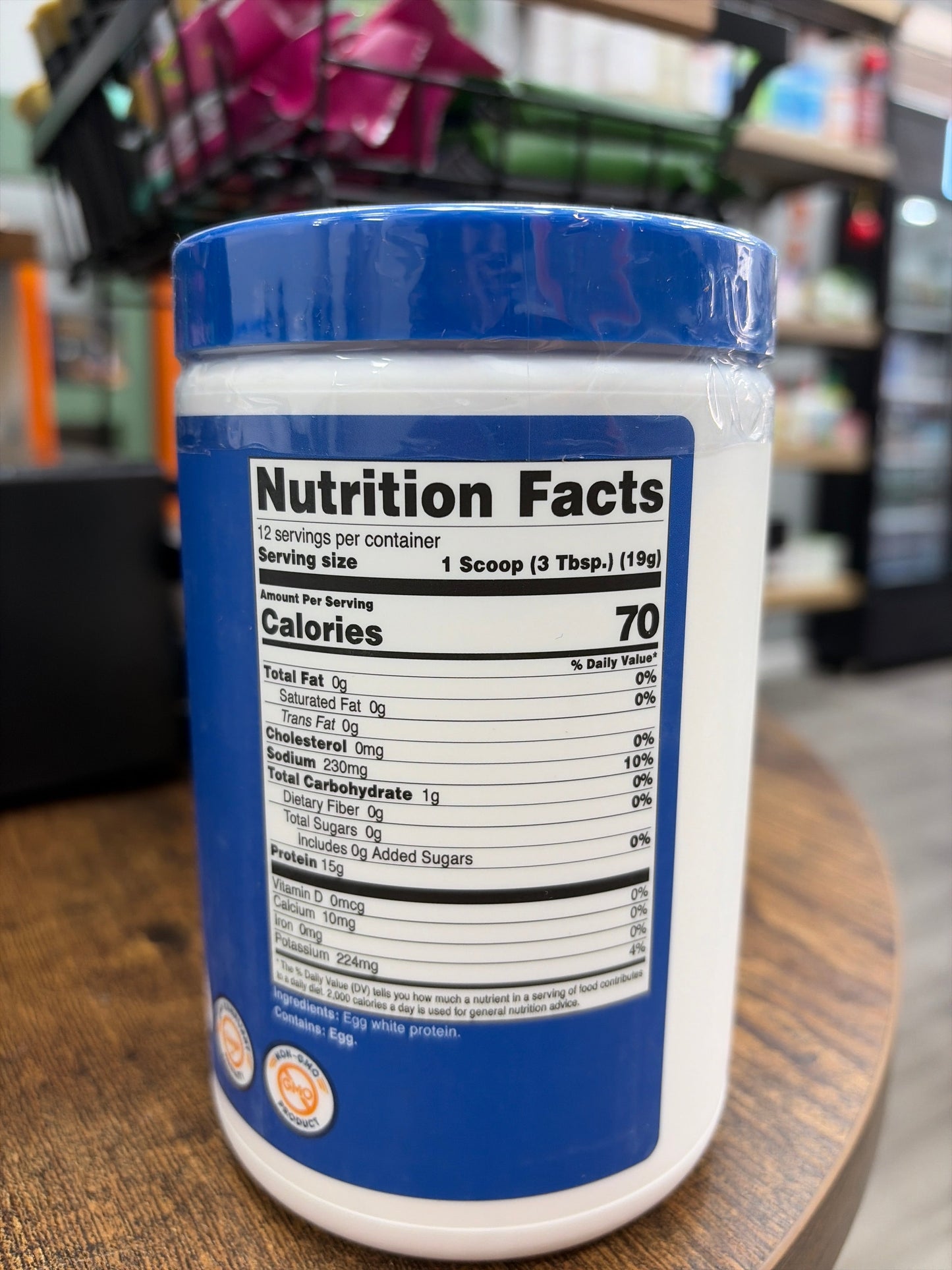 Nutricost Egg White Protein Unflavored 8 Oz - Non-GMO, Gluten Free