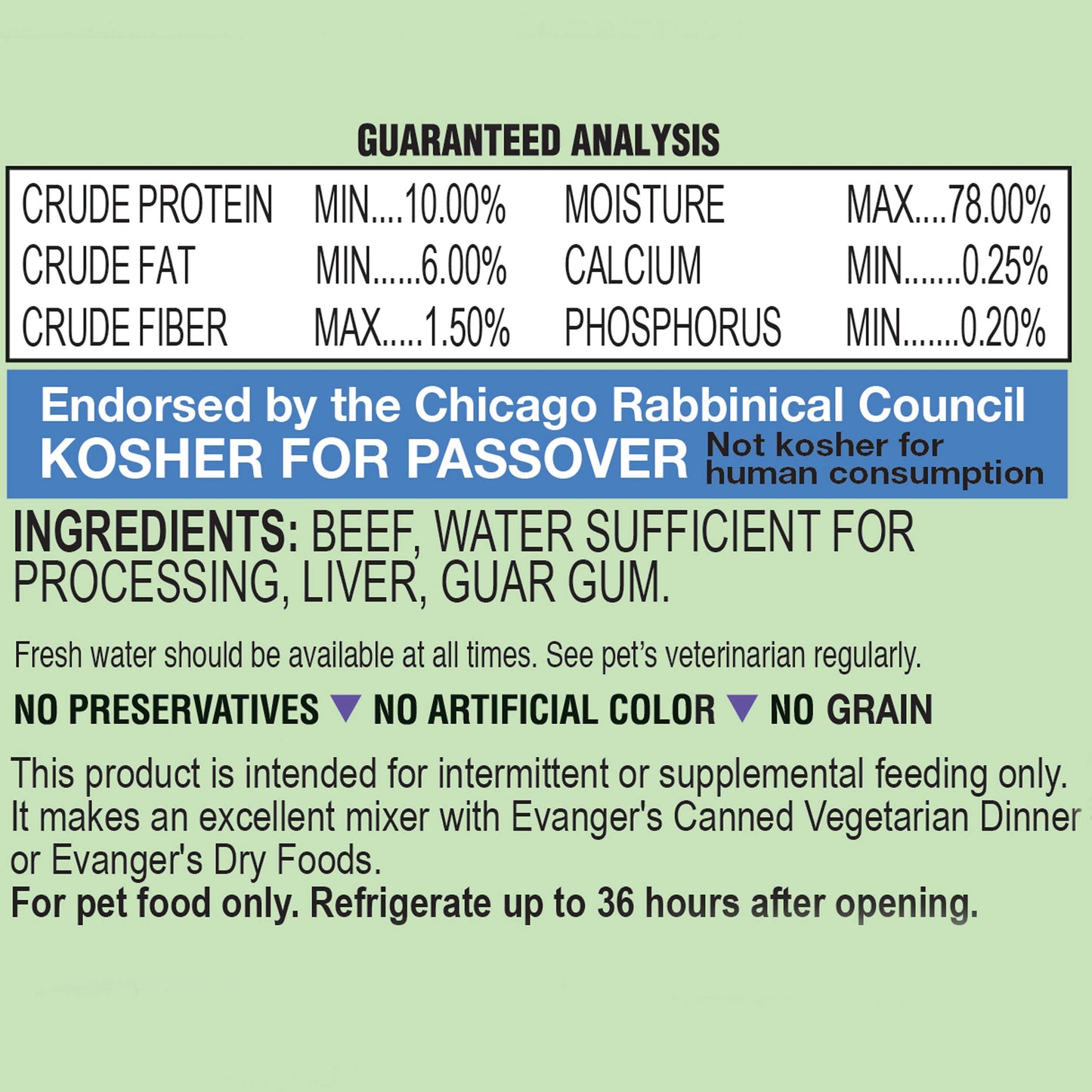 Evanger's Limited Ingredient Game Meats & Supplements - Multiple Sizes