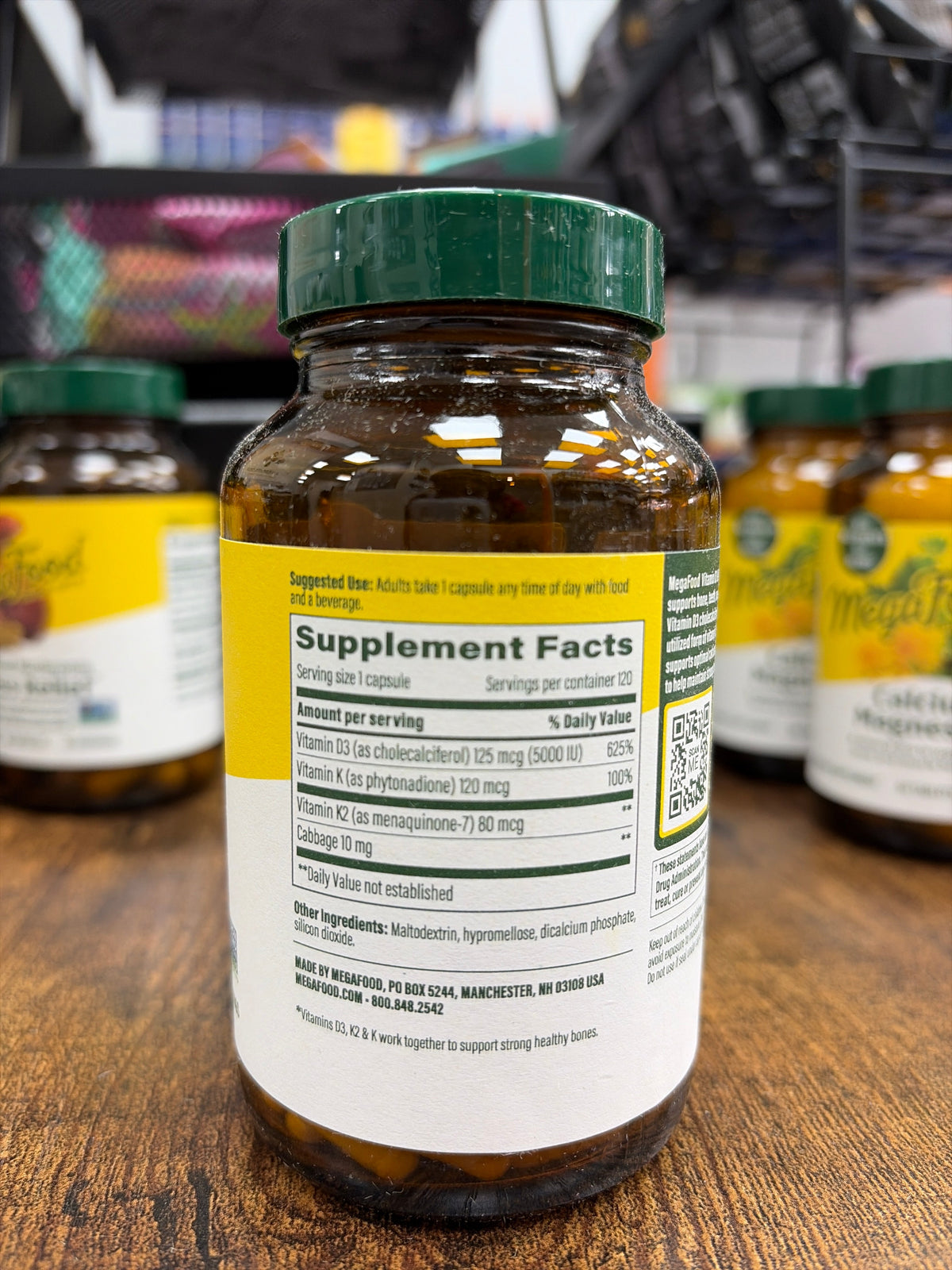 MegaFood 5000 IU Vitamin D3&K2 (120 mini Tablets) - product image 2