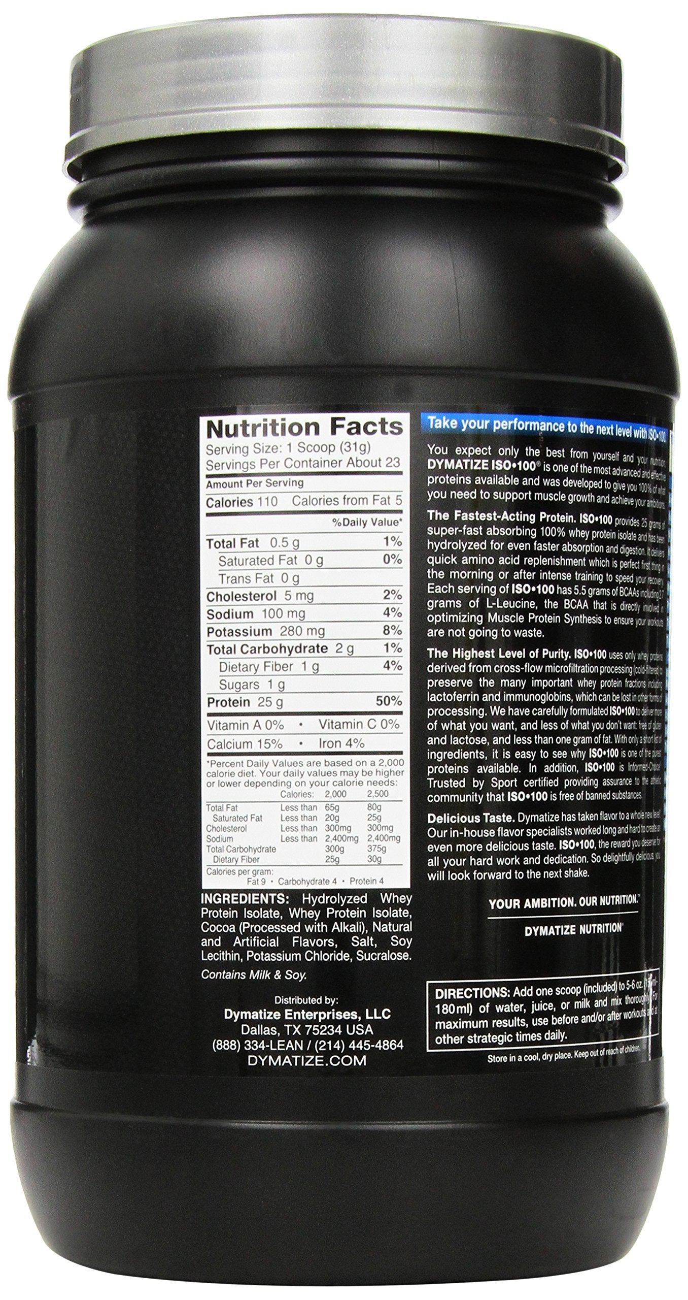 Dymatize ISO100 Hydrolyzed Protein Powder