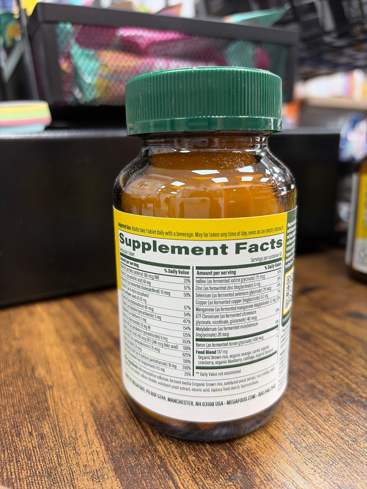 MegaFood One Daily Multivitamin (60 tablets) - product image 2