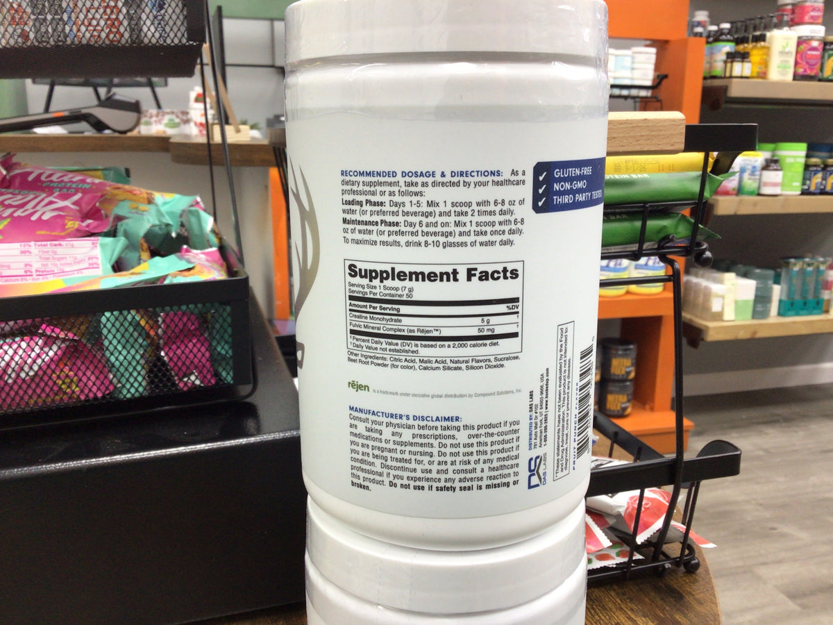 Bucked Up Essentials Creatine Monohydrate Fruit Punch