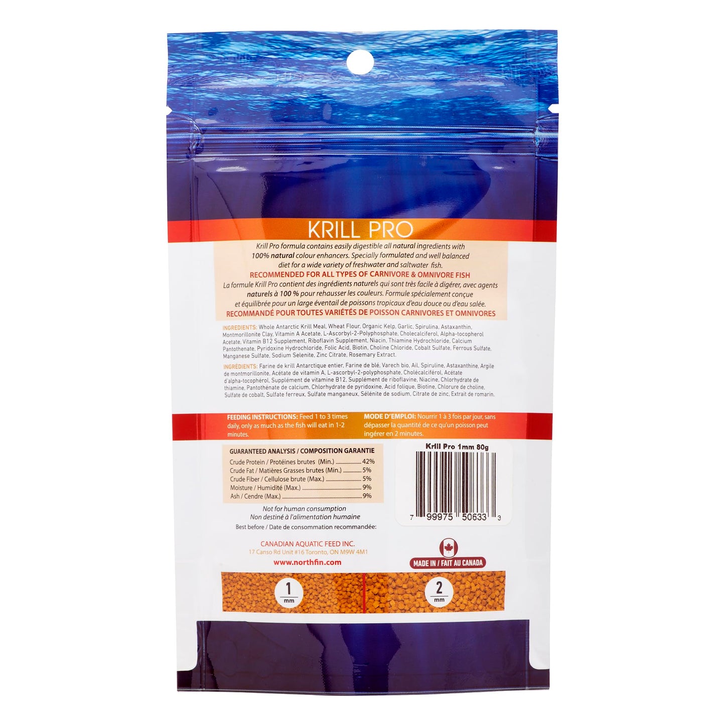 Northfin Krill Fish Food Parent