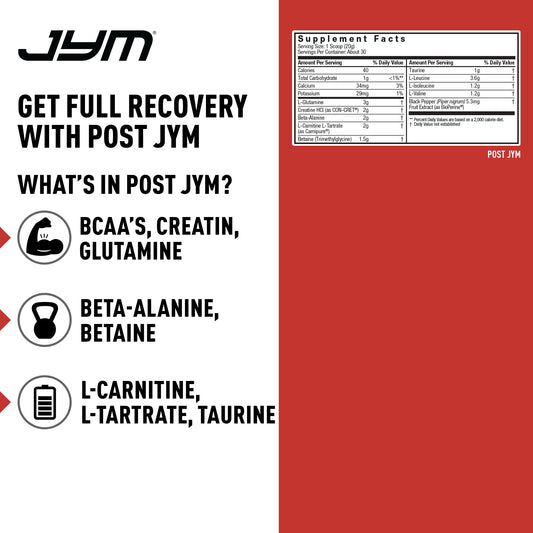 Post JYM Active Matrix Post Workout 30 Servings