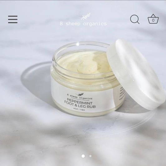 Majestic Pure Peppermint Foot Cream, Warming Cream - Calluses, Dry Cracked Feet, Hands