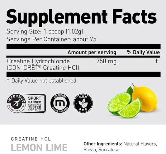 Kaged Creatine HCl Powder | 7X Concentrated vs Mono | Muscle Building & Recovery