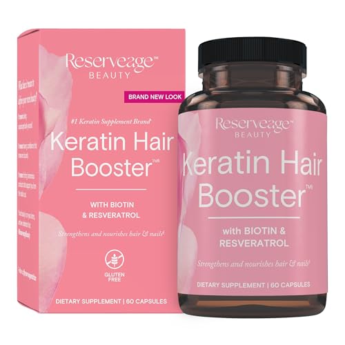 Reserveage, Keratin Hair Booster, Hair and Nails Supplement