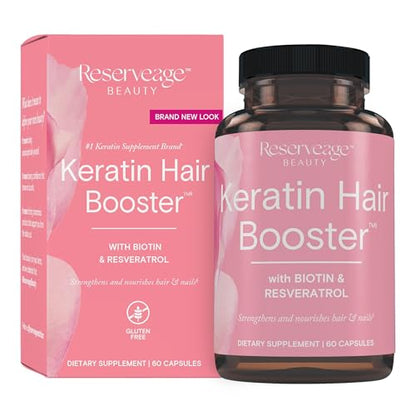 Reserveage, Keratin Hair Booster, Hair and Nails Supplement