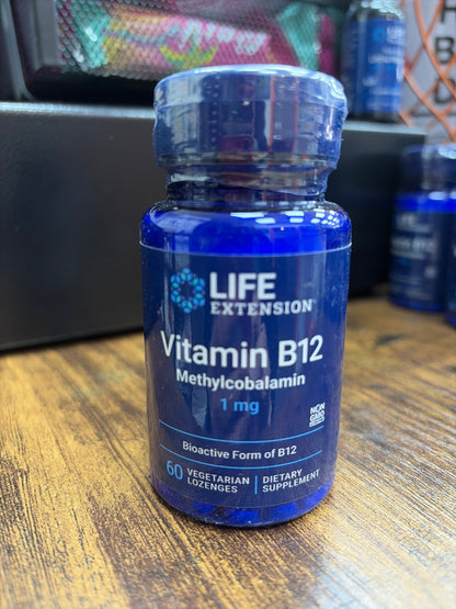 Life Extension Vitamin B12 (1mg) 60 Vegetarian Capsules