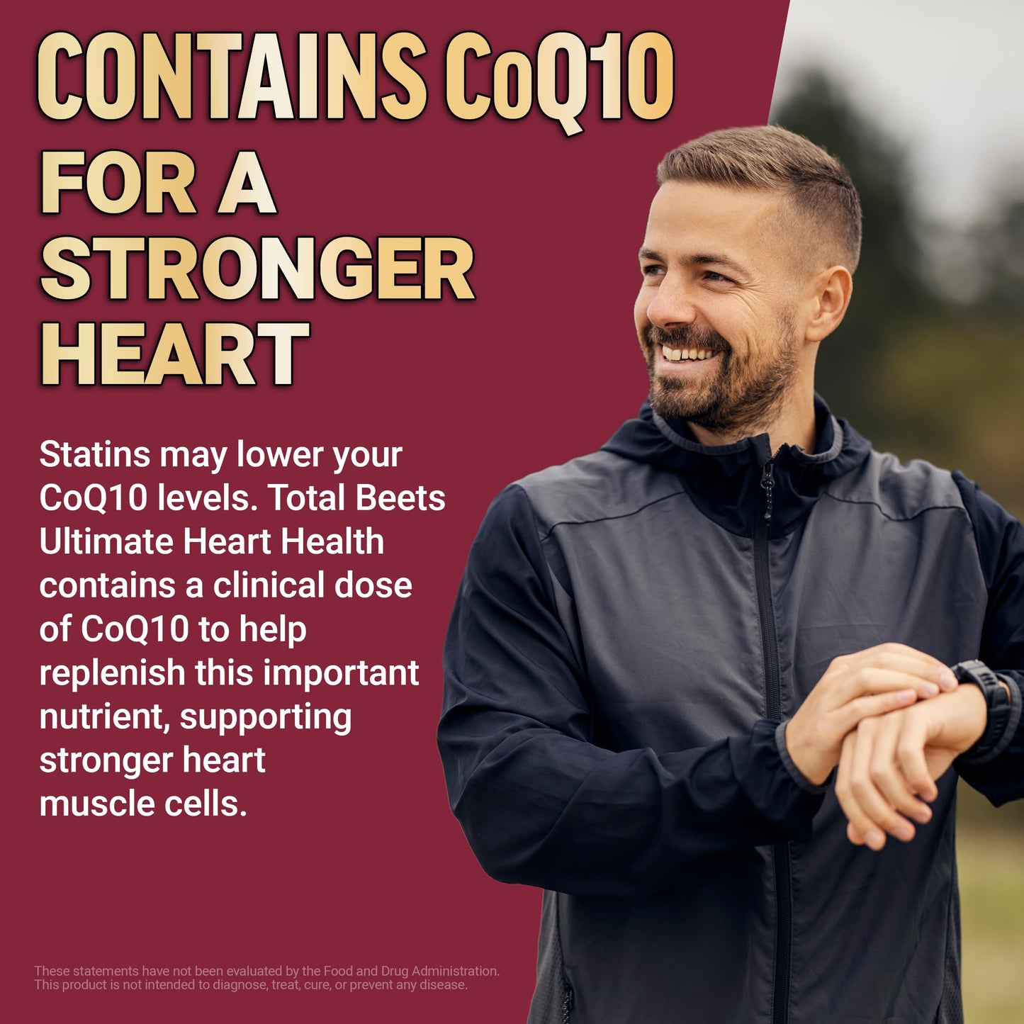 Force Factor Total Beets Ultimate Heart Health Blood Pressure Support Chews with CoQ10, Beet Root Powder, Grape Seed Extract, Blood Pressure Supplement for Circulation & Blood Flow, 60 Soft Chews