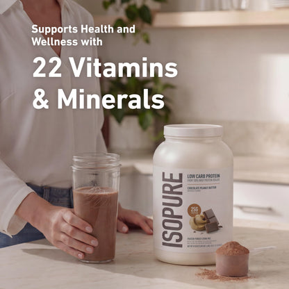 Isopure Creamy Vanilla Whey Isolate Protein Powder