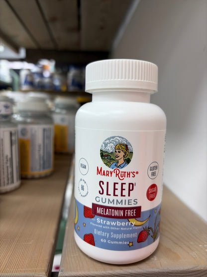 Mary Ruth’s Sleep Gummies Melatonin Free Strawberry (60 Gummies)