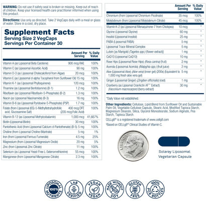 SOLARAY Liposomal Multivitamin with Enhanced Absorption