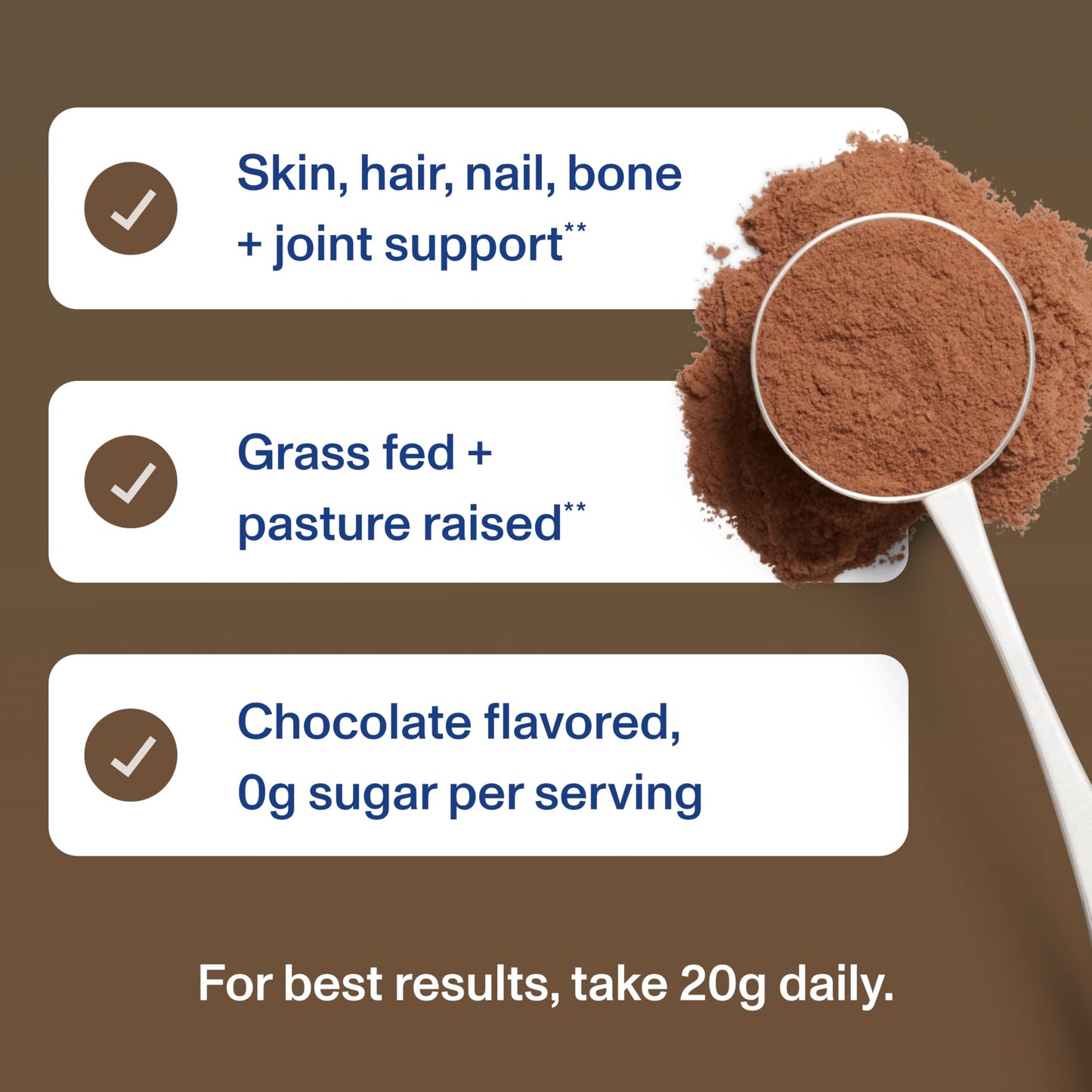 Vital Proteins Collagen Peptides Powder, with Hyaluronic Acid and Vitamin C