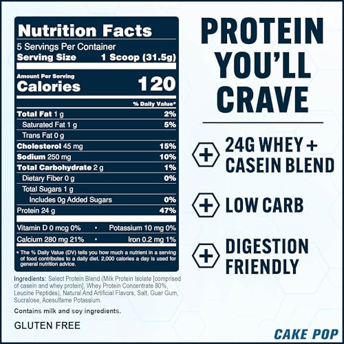 PEScience Select Low Carb Protein Powder, Keto Friendly and Gluten Free