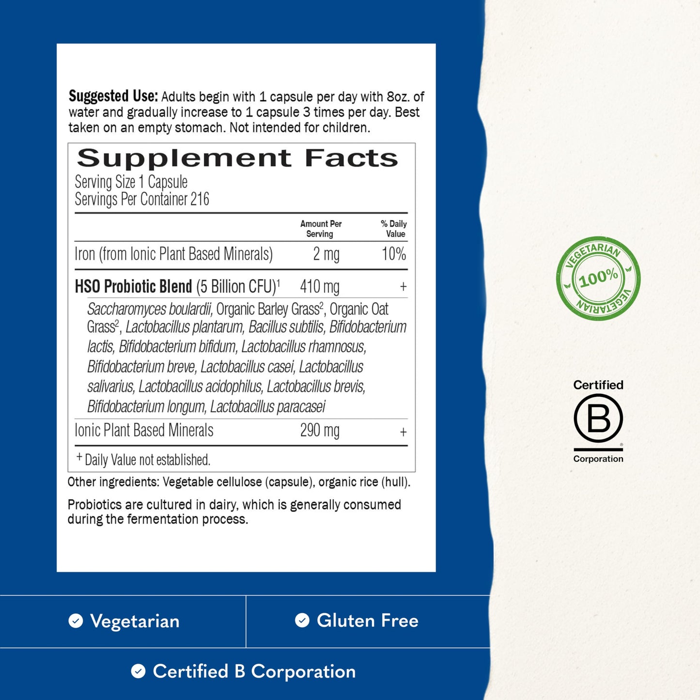 Garden of Life Whole Food Probiotic Supplement - Primal Defense Ultra