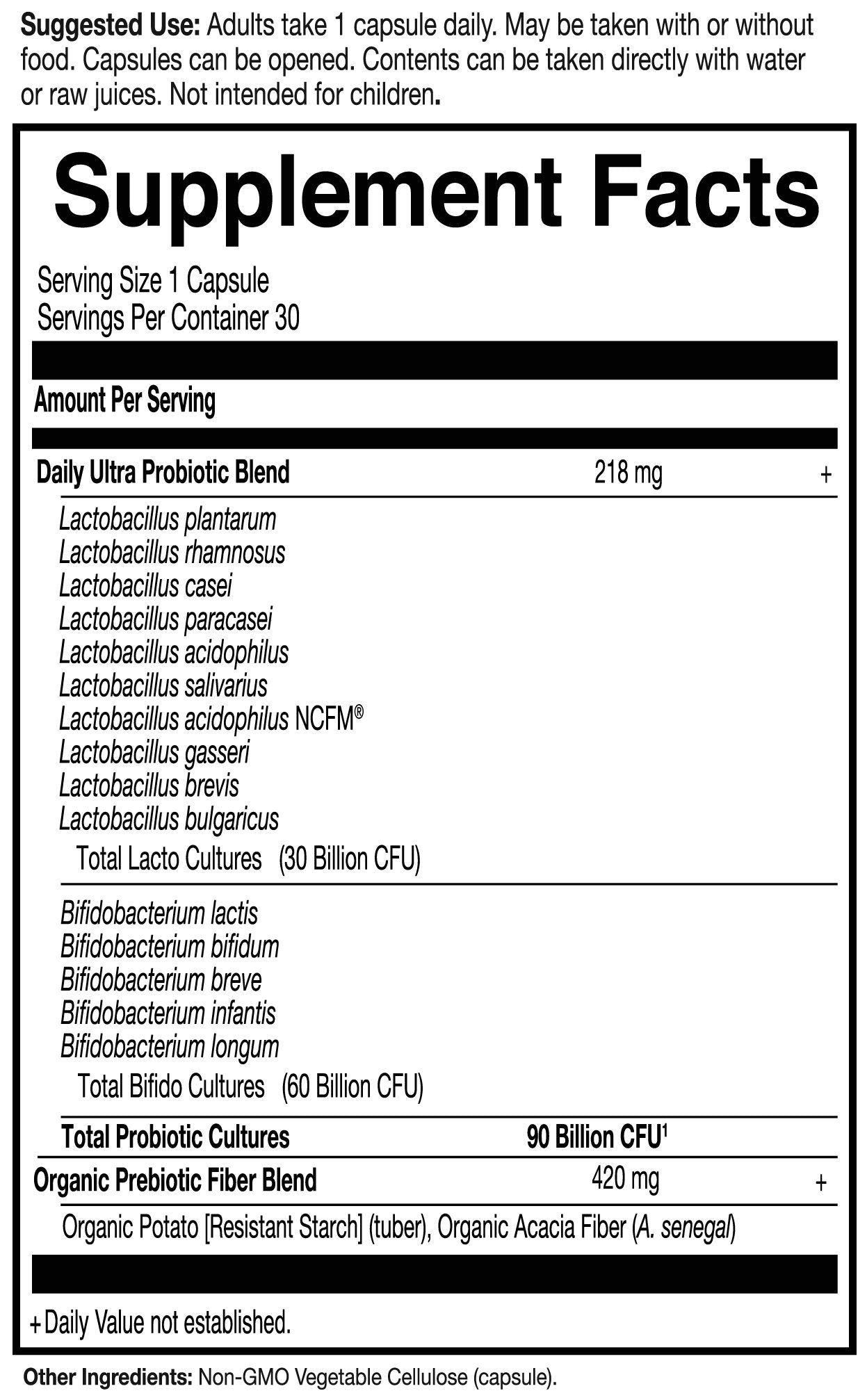Garden of Life Dr. Formulated Probiotics Once Daily Ultra - 90 billion CFU