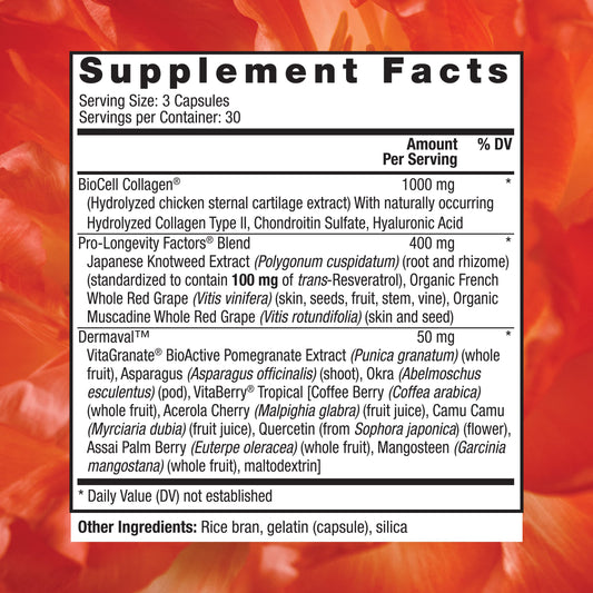 Reserveage Beauty Collagen Booster - Supplement for Skincare & Joint Health - Supports Healthy Collagen Production for Women