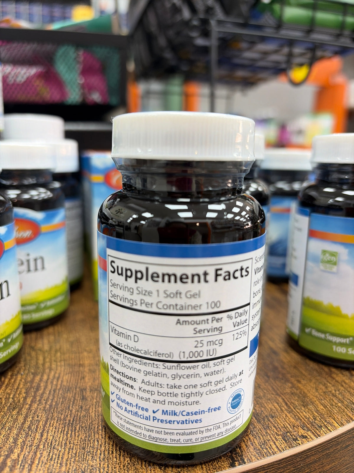 Carlson Vitamin D3 25 mcg(1.000IU) 100 softgels - product image 2