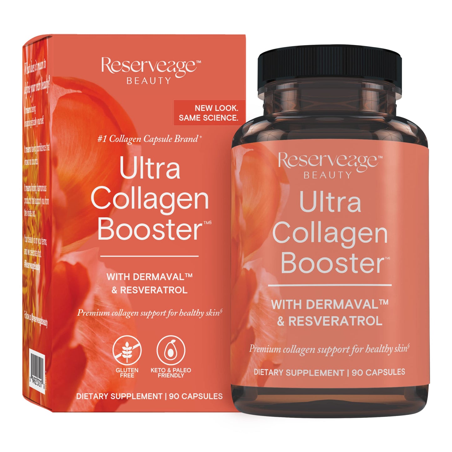 Reserveage Beauty Collagen Booster - Supplement for Skincare & Joint Health - Supports Healthy Collagen Production for Women