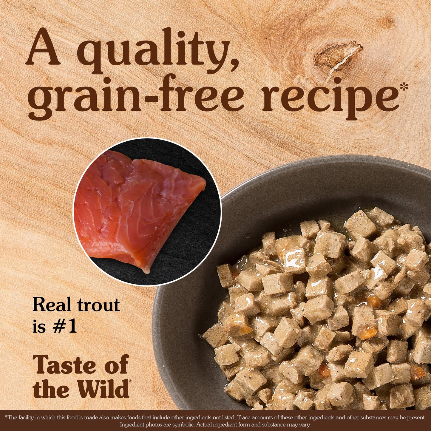 Taste of the Wild High Protein Real Meat Grain-Free Recipe Wet Canned Cat Food, Made With Premium Ingredients That Include Sources of Vitamins, Antioxidants and Essential Nutrients