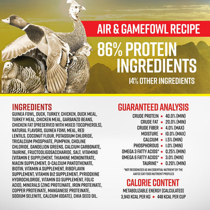Essence Air & Gamefowl Recipe Dry Cat Food, 4lb Bag