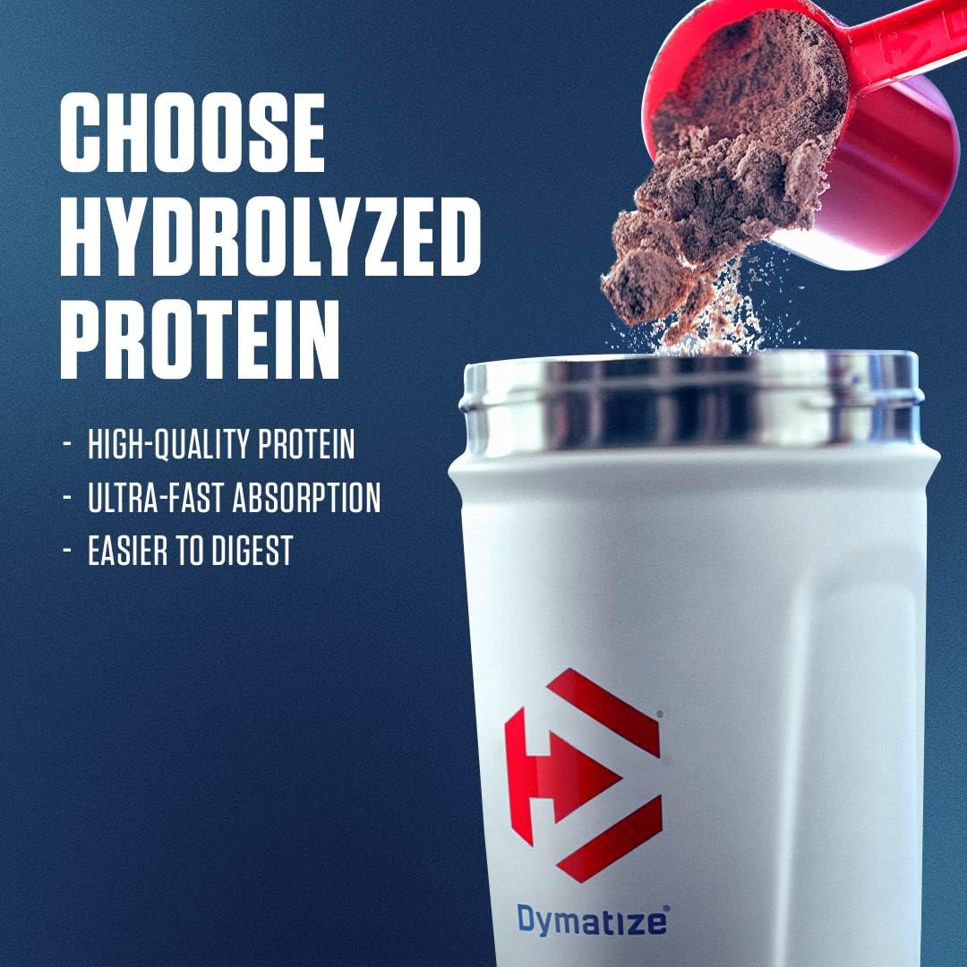 Dymatize Nutrition ISO 100, Whey Protein Powder, Gourmet Chocolate, 5 Pound