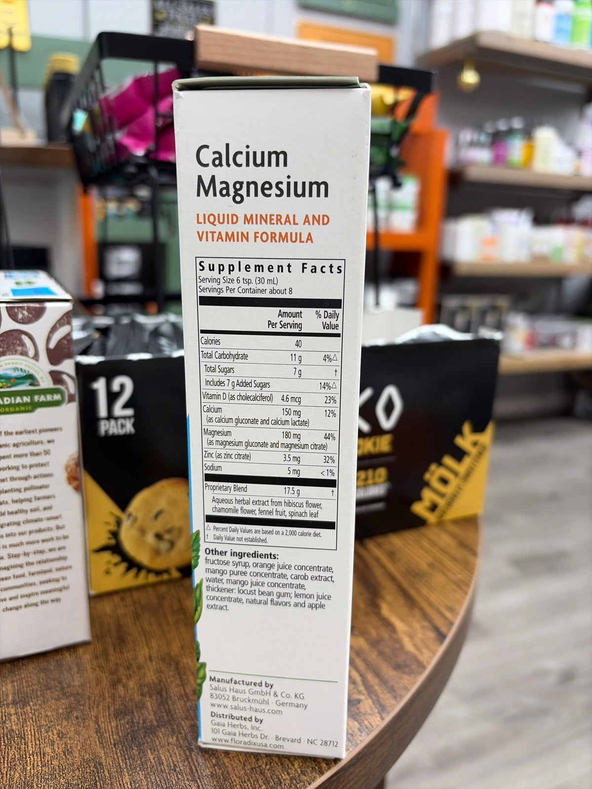 Floradix Calcium Magnesium Liquid Mineral And Vitamin Formula 8.5 FL. OZ Vegetarian - product image 2
