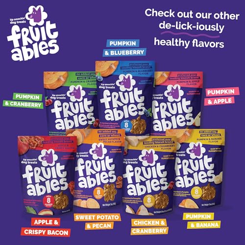 Fruitables Apple & Bacon Natural Dog Biscuits