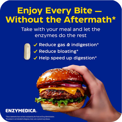 Enzymedica Digest Gold + ATPro, Maximum Strength Digestive Enzymes