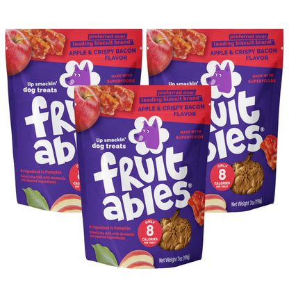 Fruitables Apple & Bacon Natural Dog Biscuits