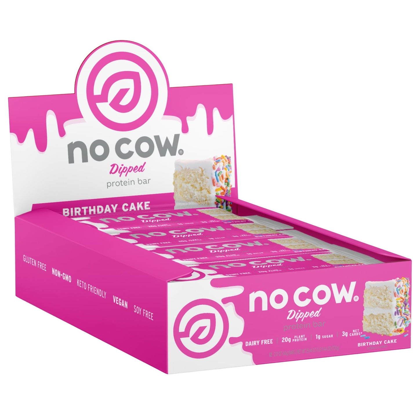 No Cow Vegan Protein Bars, Best Sellers, Upgraded