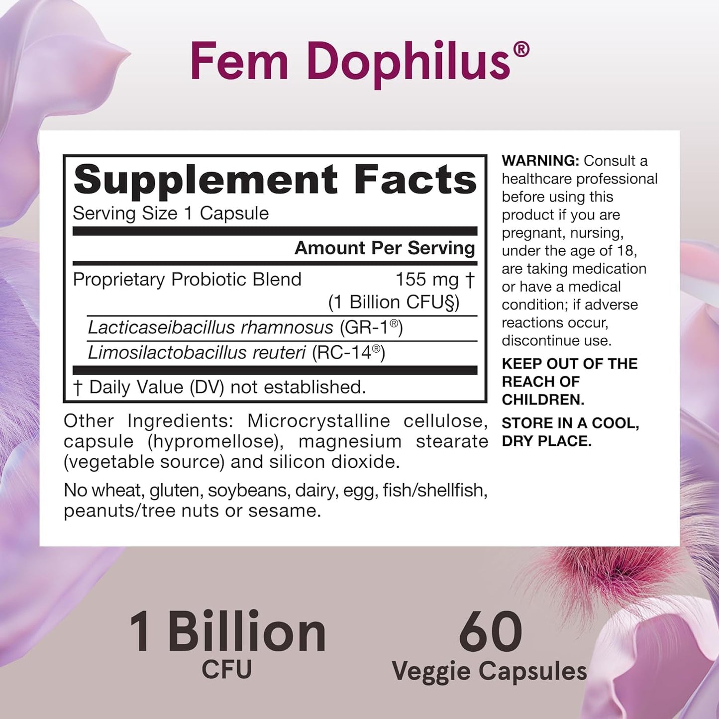 Jarrow Formulas Fem-Dophilus - 1 Billion