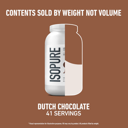 Isopure Creamy Vanilla Whey Isolate Protein Powder