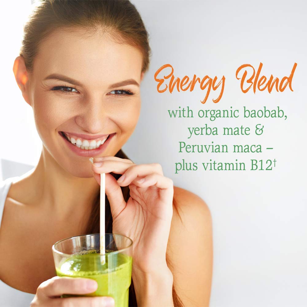 Garden of Life Raw Organic Perfect Food Energizer - Yerba Mate Pomegranate, 30 Servings