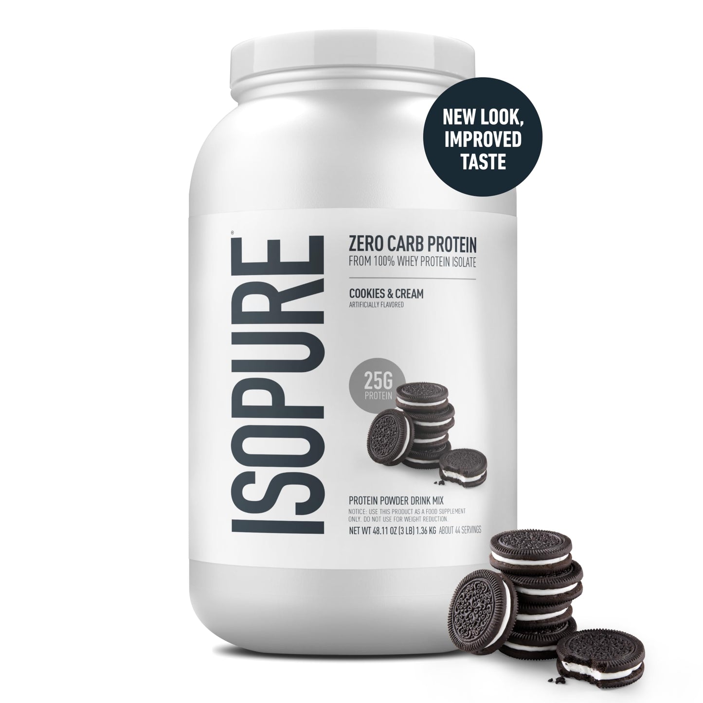 Isopure Creamy Vanilla Whey Isolate Protein Powder