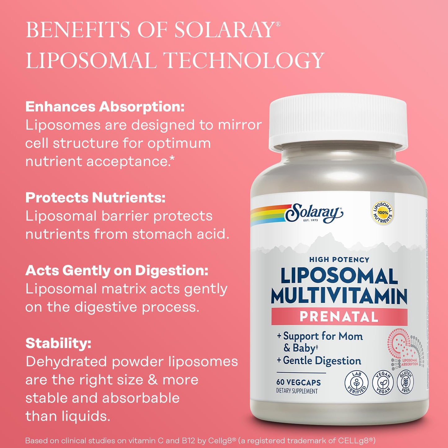 SOLARAY Liposomal Multivitamin with Enhanced Absorption