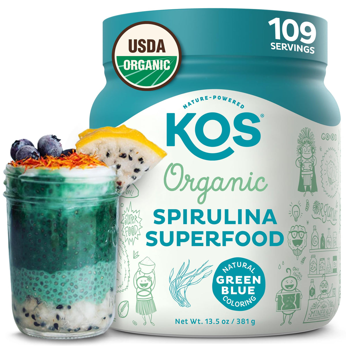 KOS Spirulina Supplement