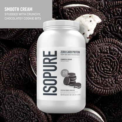 Isopure Creamy Vanilla Whey Isolate Protein Powder