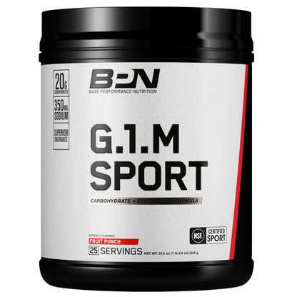 BARE PERFORMANCE NUTRITION, BPN G.1.M Go One More Sport, Endurance Training Fuel