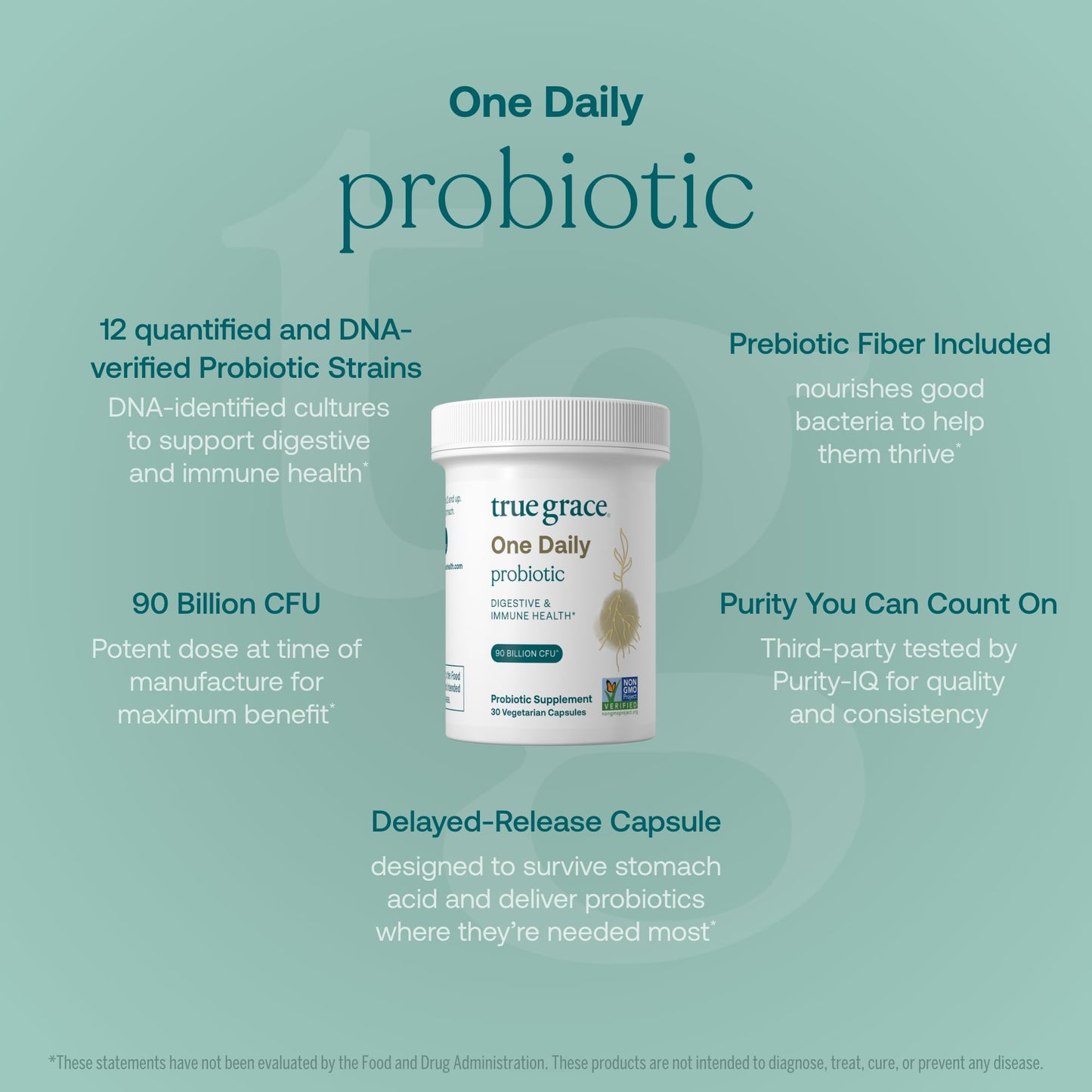 True Grace One Daily Probiotic - Gut