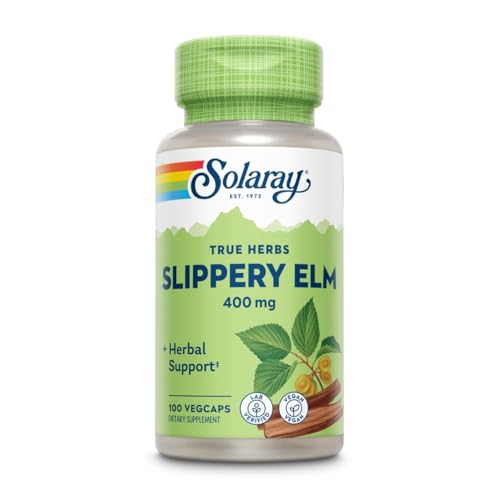 Solaray Slippery Elm Bark Supplement - Respiratory & GI Support