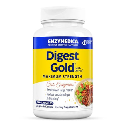 Enzymedica, Digest Gold + ATPro, Maximum Strength Enzymes