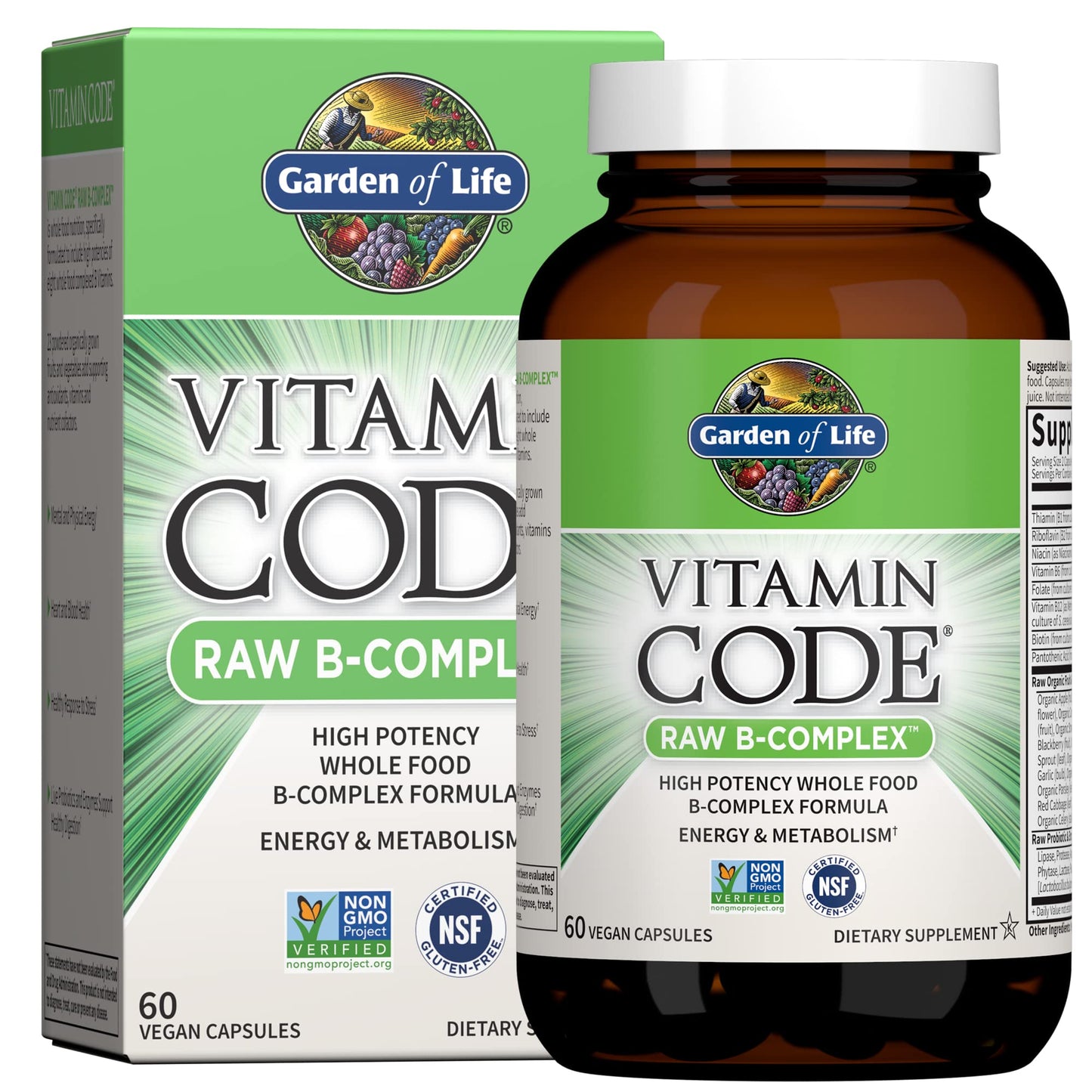 Garden of Life Vitamin Code B Complex