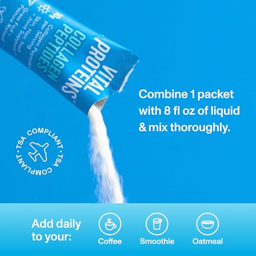 Vital Proteins Collagen Peptides Powder, with Hyaluronic Acid and Vitamin C