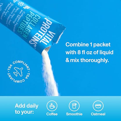 Vital Proteins Collagen Peptides Powder, with Hyaluronic Acid and Vitamin C